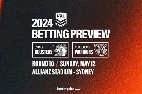 nrl betting odds round 10|Roosters vs Warriors Prediction and Tips .
